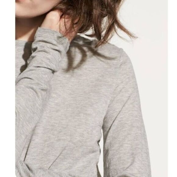 Vince Tops - Vince grey long sleeve viscose shirt sz S